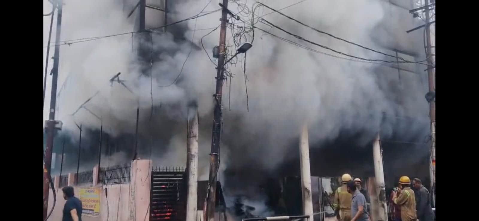 Massive Fire Guts Four-Storey Furniture Showroom in Govindpuri