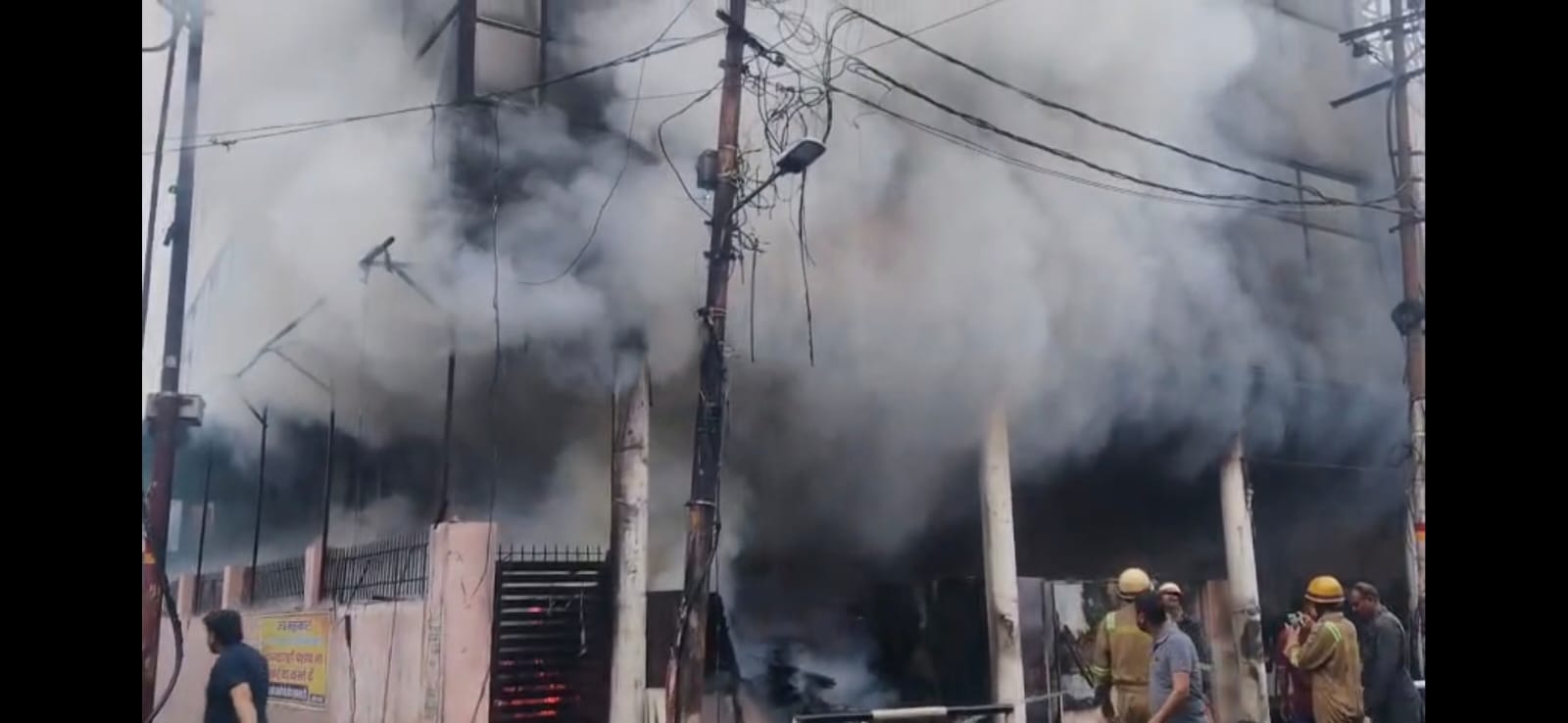 Massive Fire Guts Four-Storey Furniture Showroom in Govindpuri