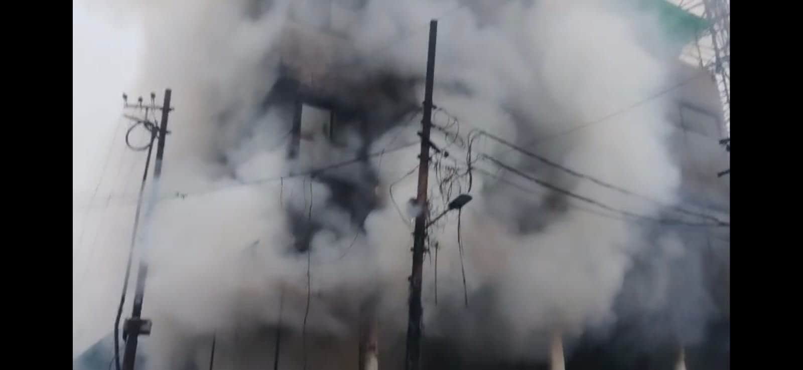Massive Fire Guts Four-Storey Furniture Showroom in Govindpuri