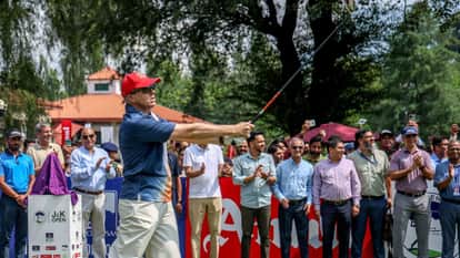 Golf important part of overall tourism promotion in CM Abdullah Srinagar
