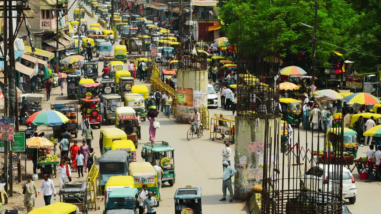 QR code system failed Varanasi 250% more auto-rickshaws than permitted plying streets