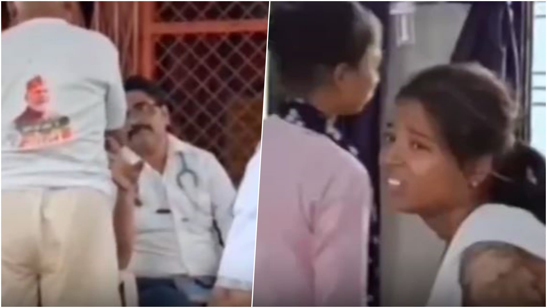 ग्रामीणों से जानकारी लेती स्वास्थ्य विभाग की टीम और अस्पताल में भर्ती बच्चे