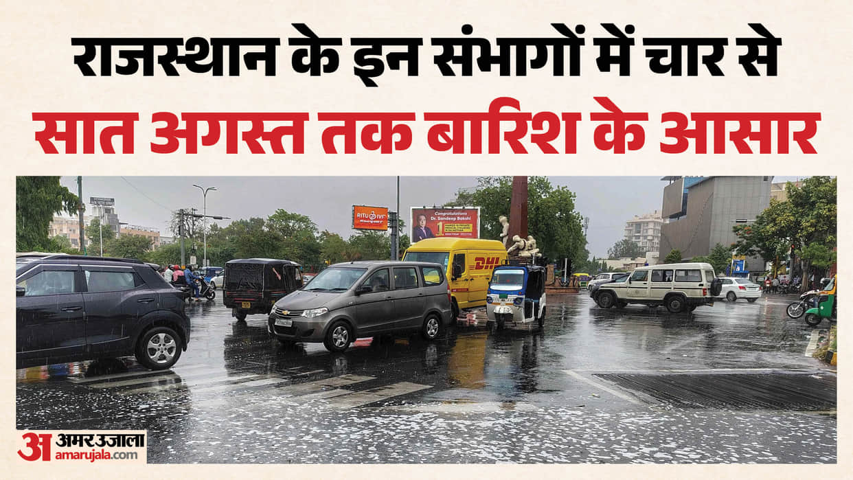 Monsoon Pattern Changes in Rajasthan as Low-Pressure Area Weakens