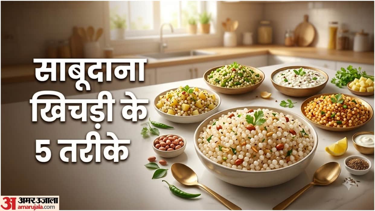 Sabudana Khichdi Banane Ke 5 Tarike Vrat Special Khichdi Recipes