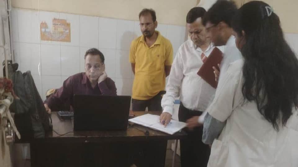 CMO surprise inspection of CHC Maho Hathras