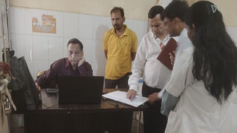 CMO surprise inspection of CHC Maho Hathras