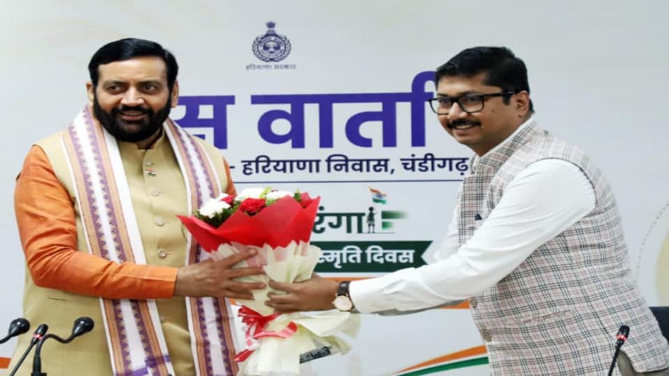 Director General of the Department of Language and Culture congratulated CM Saini.