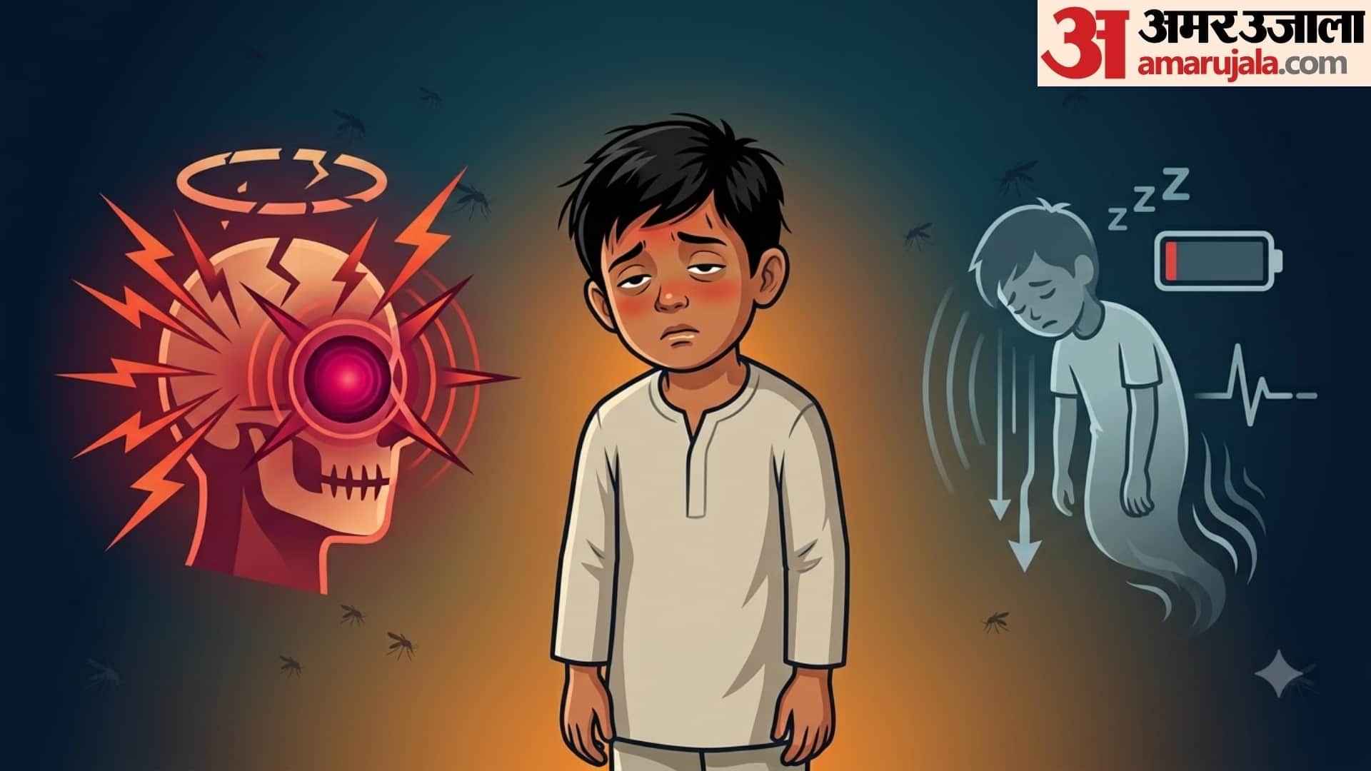 symptoms of dengue fever in kids in hindi