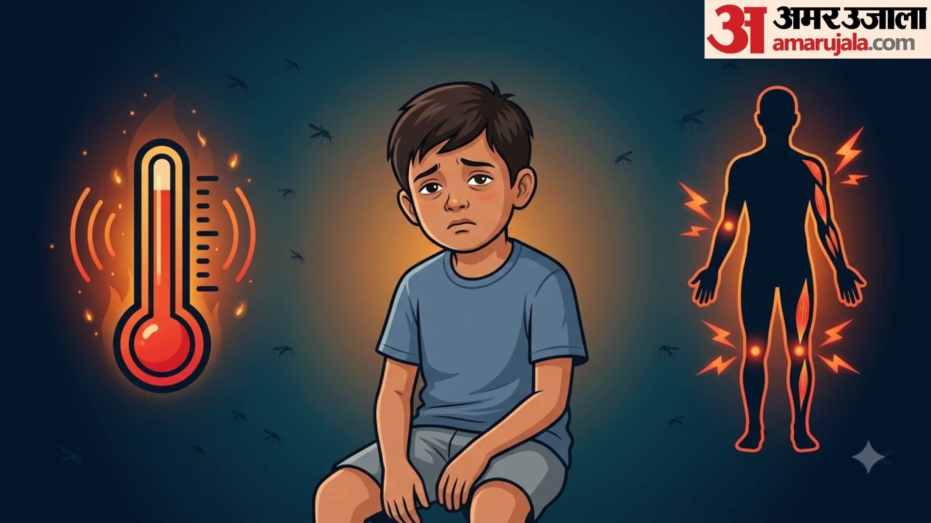 symptoms of dengue fever in kids in hindi