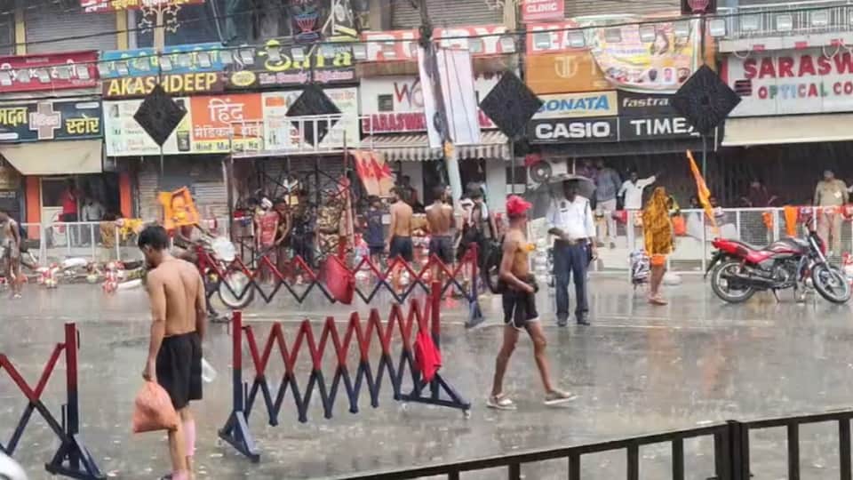 West UP Weather: Rain in Several Districts, Humidity Persists in Meerut, Kanwar Yatra Affected