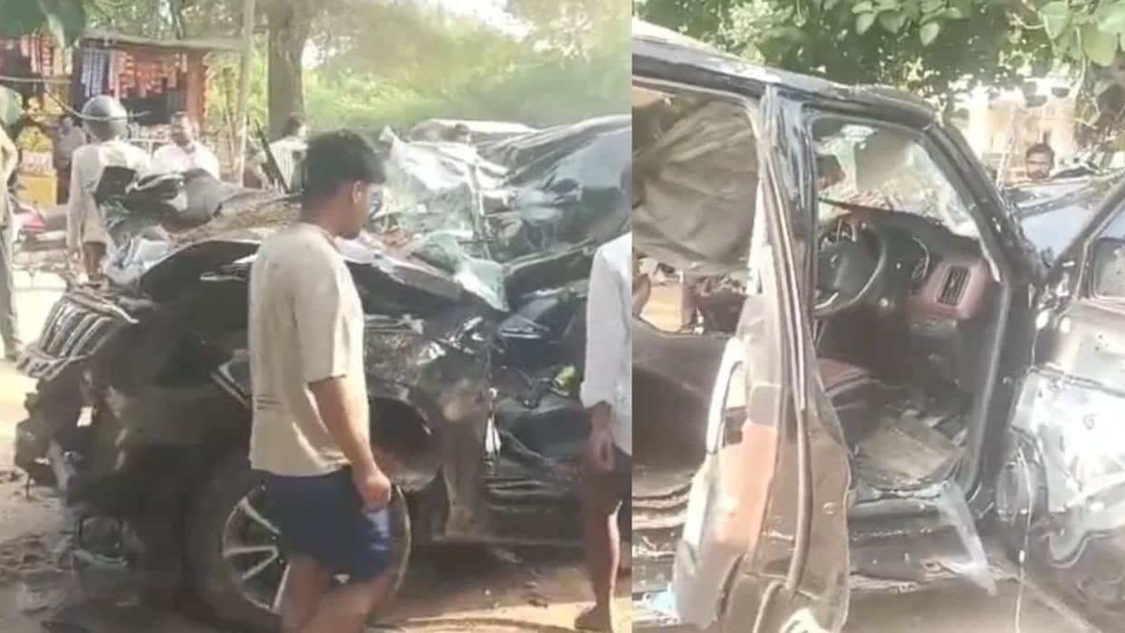 Rajasthan Road Accident two Killed as Uncontrolled Scorpio Hits Tree in Jhunjhunu two Shifted to Jaipur