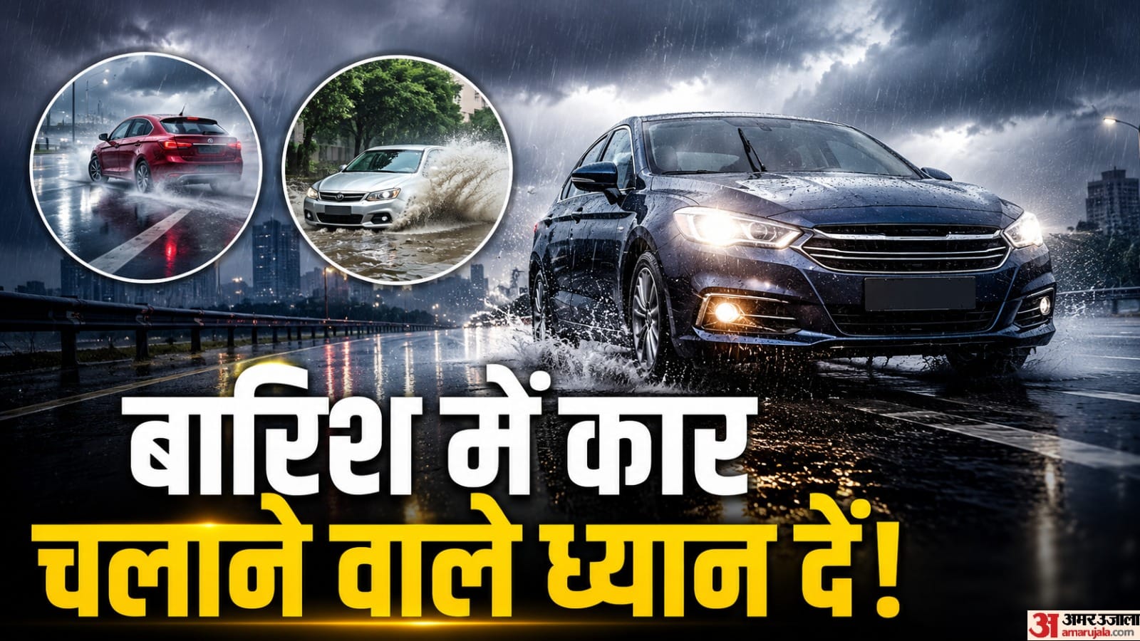 Monsoon Car Tips Mistakes to avoid while driving a car in the rain mein car chalte time kya galtiyan na karein