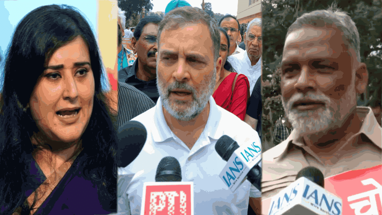 Lack of legal understanding Pappu Yadav attacks BJP MP Bansuri Swaraj and Dimple Yadav E20 controversy