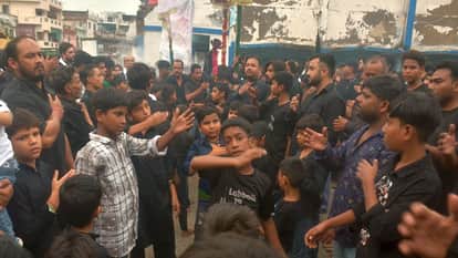 Alam Taboot and Zuljanah Procession Taken Out on Chehlum to Honor Karbala Martyrs