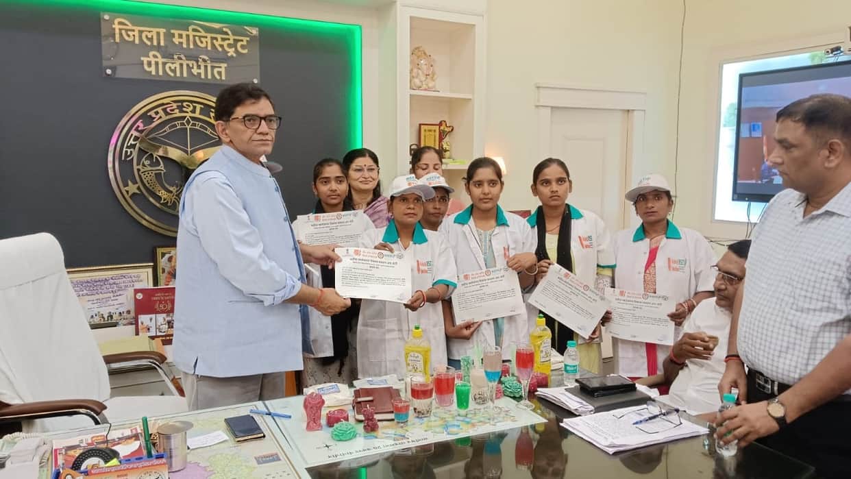 Women in self-help groups will become self-reliant through their skills in Pilibhit