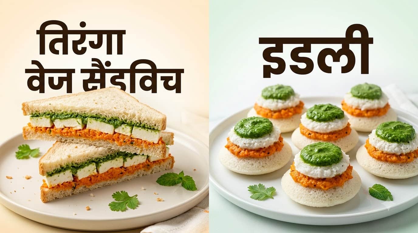 Independece Day 2026 Tiranga Food Recipes Ideas 15 August Tricolor Food Kaise Banaye