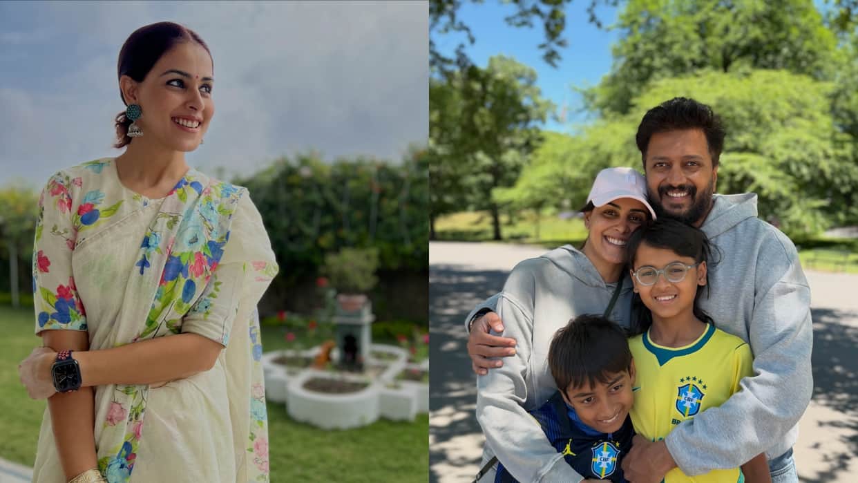 Genelia DSouza Birthday special Riteish Deshmukh showers love on her