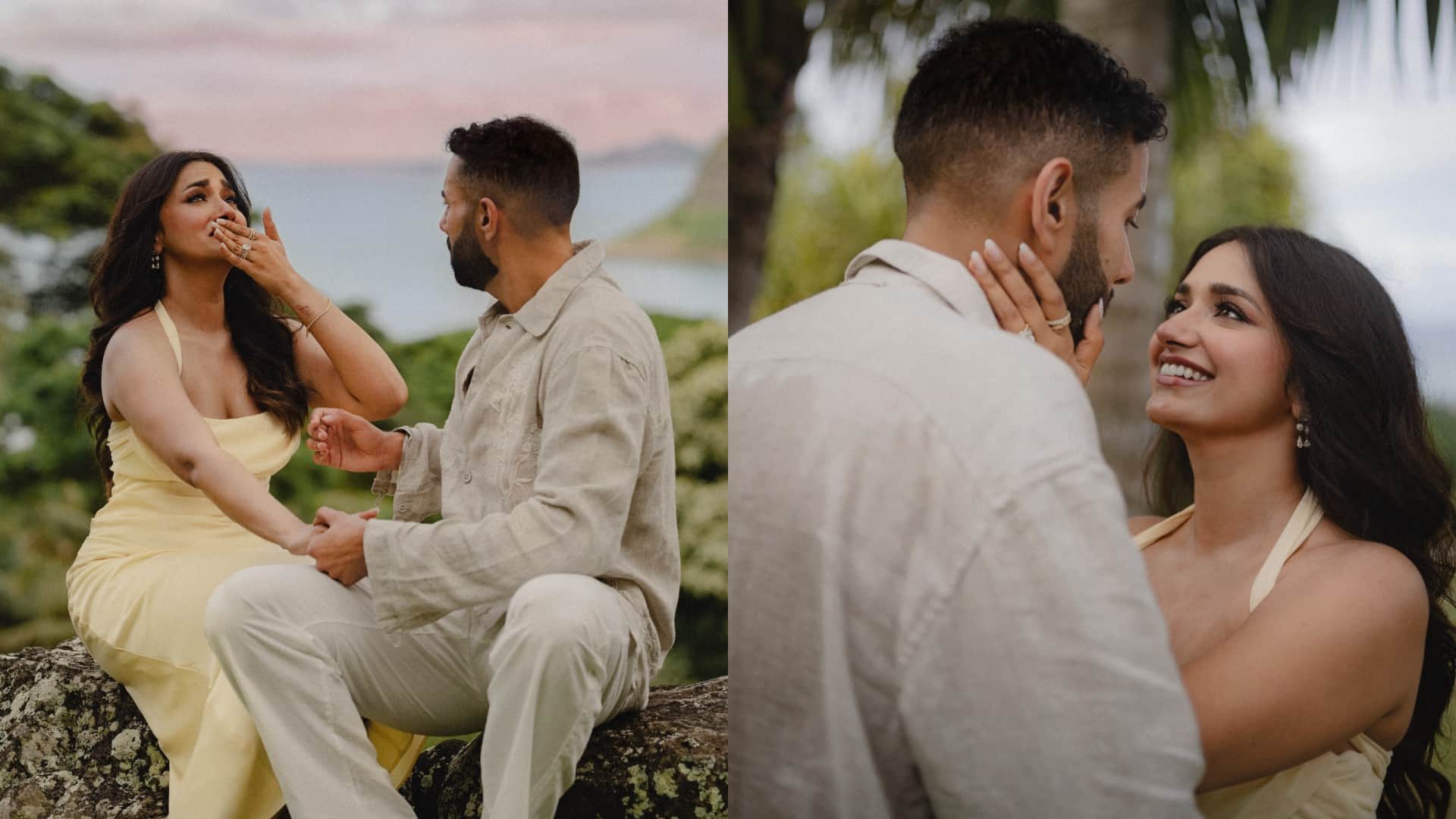 Jiyaa Shankar shares her engagement photos introduces fiance Kaaran