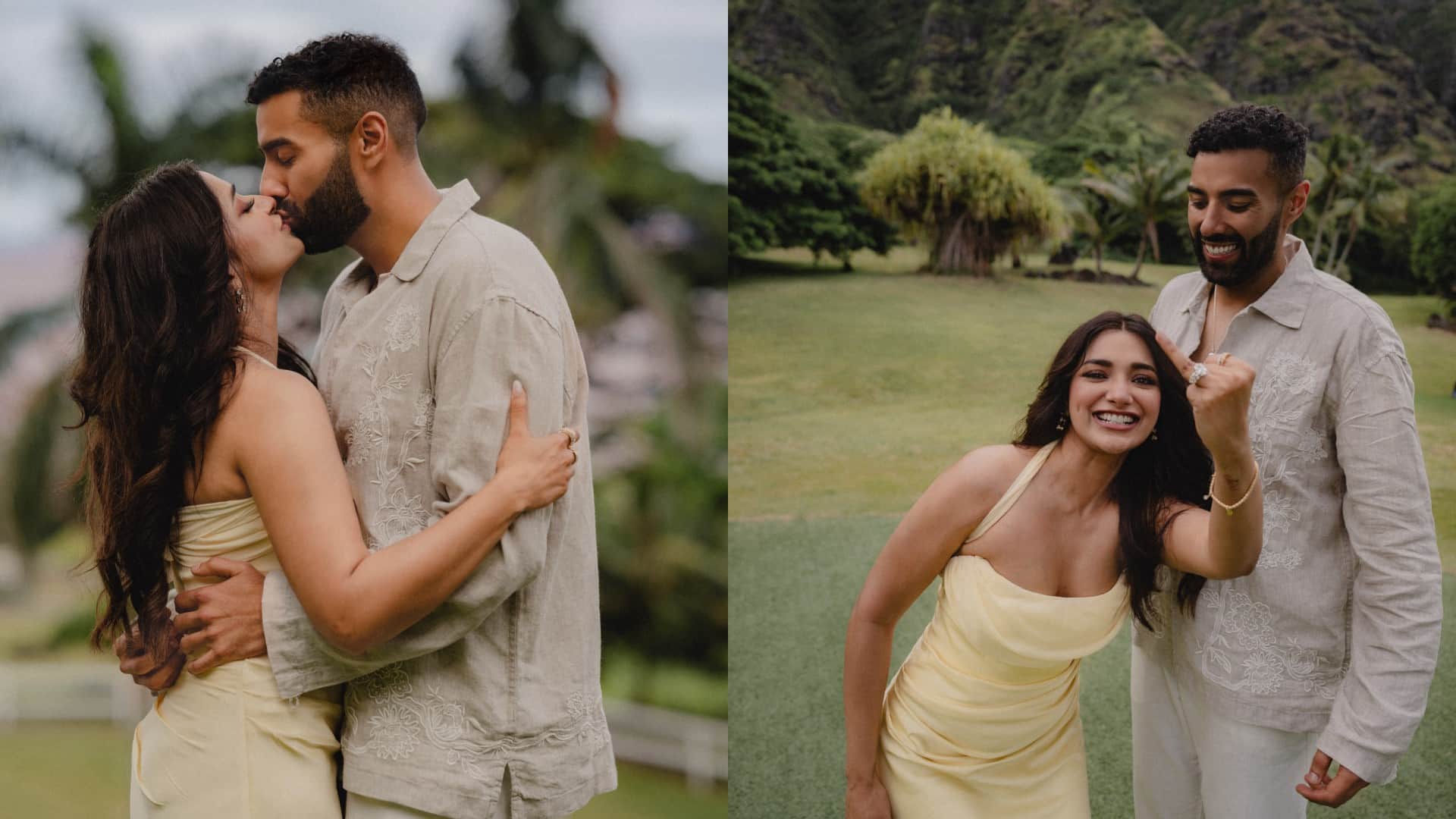 Jiyaa Shankar shares her engagement photos introduces fiance Kaaran