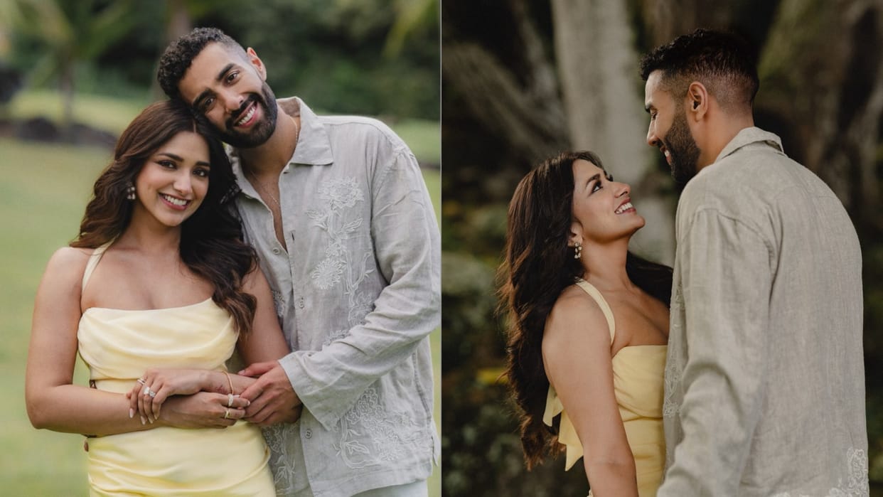 Jiyaa Shankar shares her engagement photos introduces fiance Kaaran