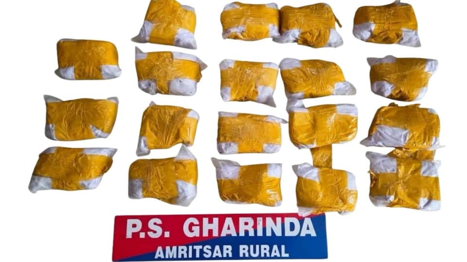 Breakthrough for Amritsar Police Consignment arrived via drone two accused arrested with heroin
