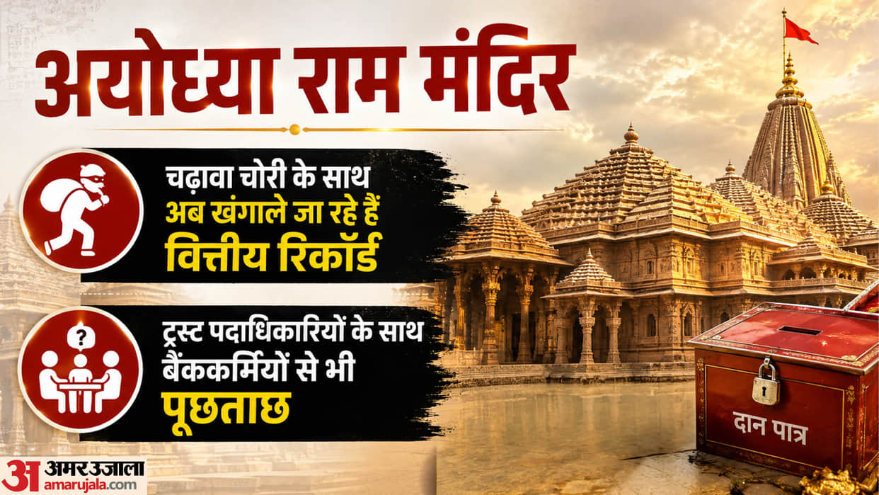 Ram Temple offerings stolen: Temple ledgers are now being scrutinized, officials and bank employees are being