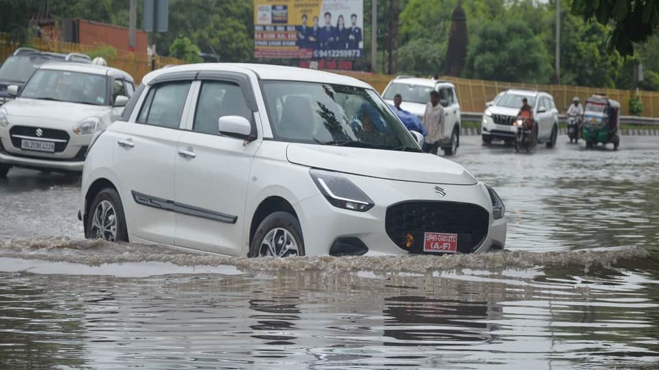 Rain Exposes Civic Gaps: Choked Drains Turn Roads Into Ponds Water Rises to Three Feet