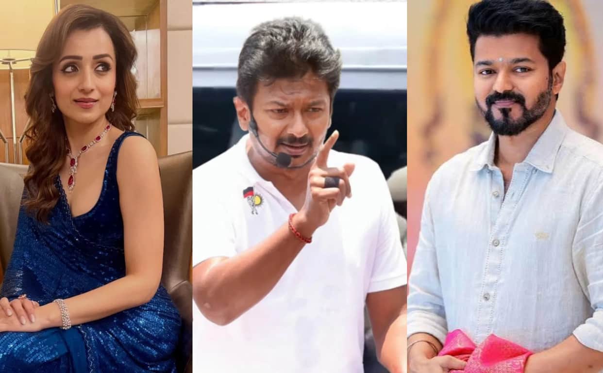 Amid udhayanidhi stalin remark on trisha krishnan thalapathy vijay starrer film Kuruvi clips went viral