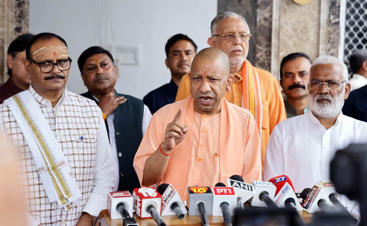 CM Yogi lashes out at the opposition, says they are anti-democratic and their conduct is shameful.