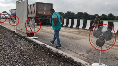 UP: Lucknow-Kanpur Expressway being dried using fans; Akhilesh takes a dig by sharing a video, asks—who will b