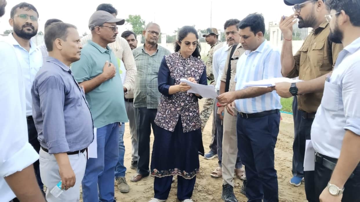 BDA Vice President inspected Ramganganagar and Greater Bareilly