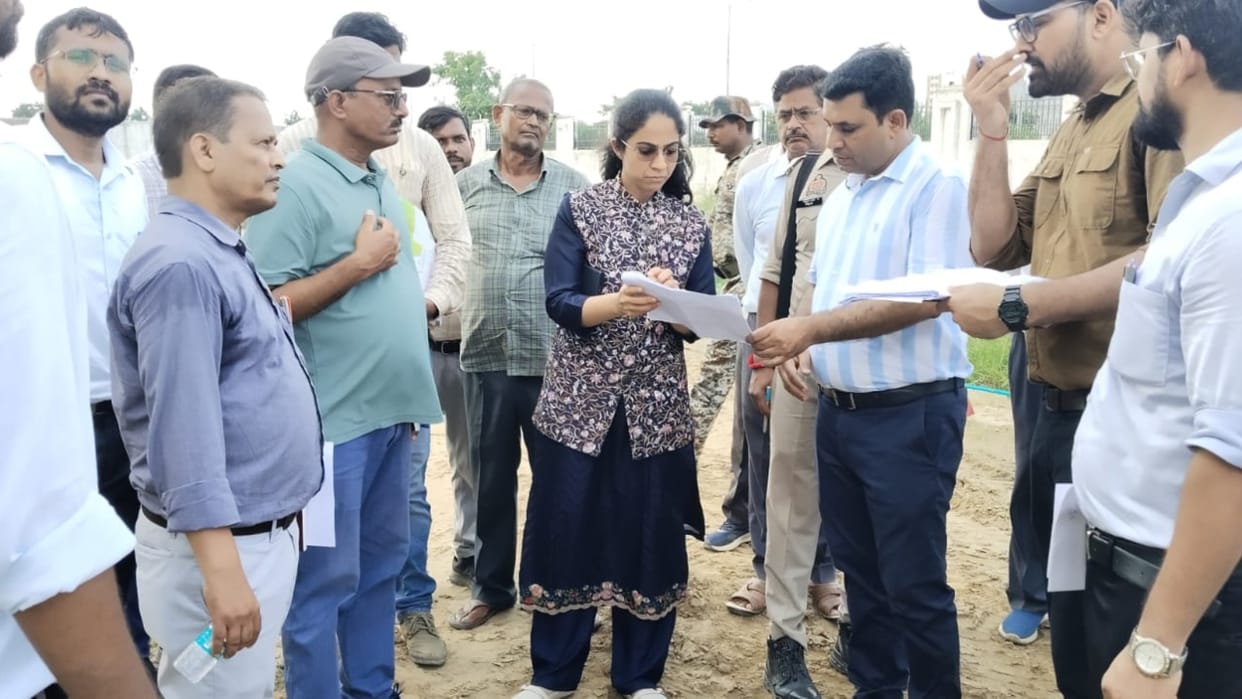 BDA Vice President inspected Ramganganagar and Greater Bareilly