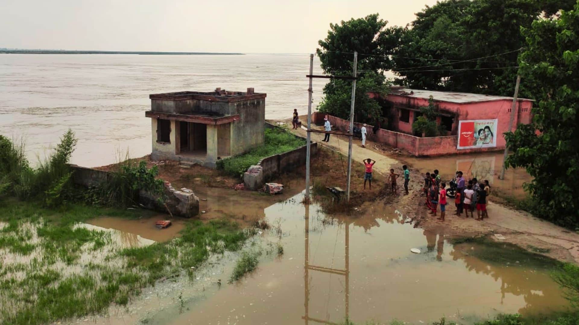 Ballia Floods Over 50 years river altered geography of 71 villages and they became history