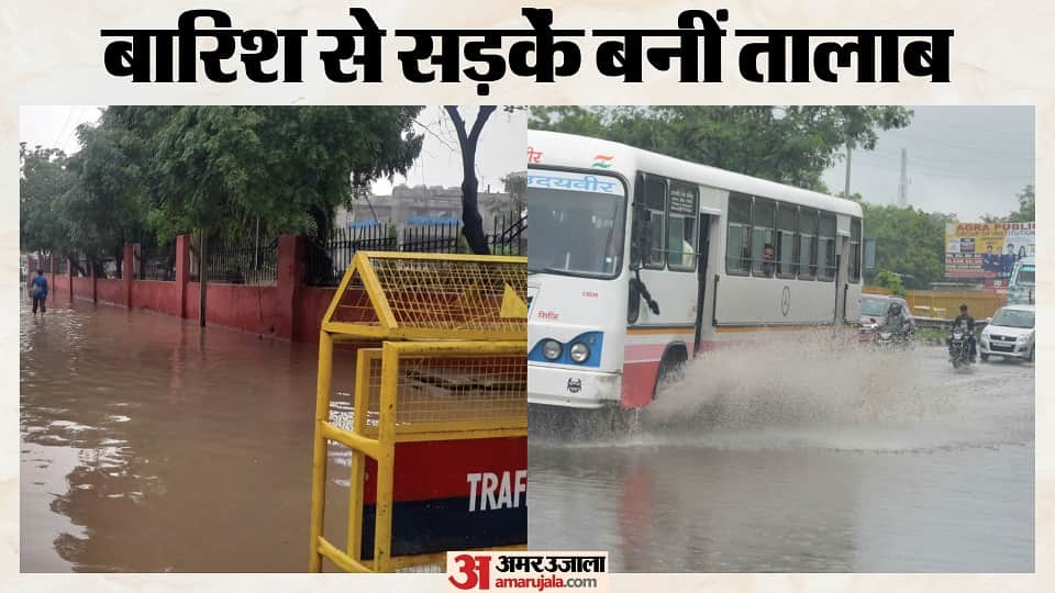Two Hours of Rain Expose Agra’s Drainage Crisis, 42 Areas Waterlogged Again