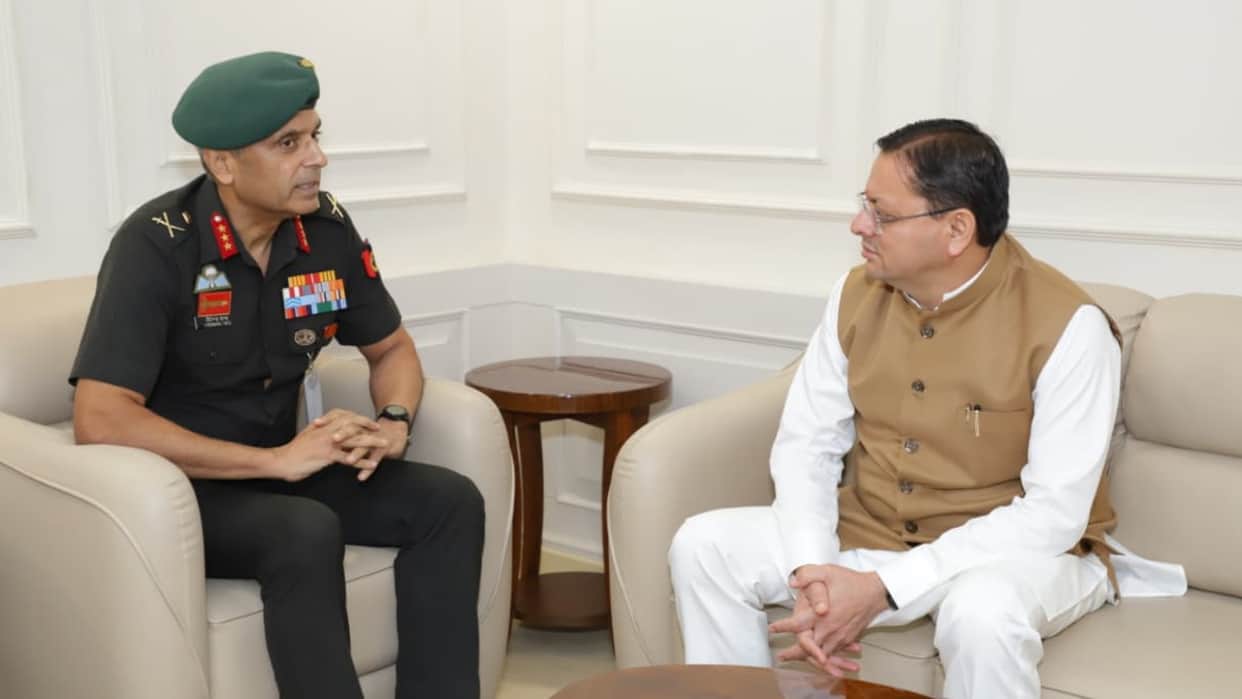 NCC Director General Virendra Vats Meets CM Dhami Uttarakhand Govt Assures Support for NCC Expansion