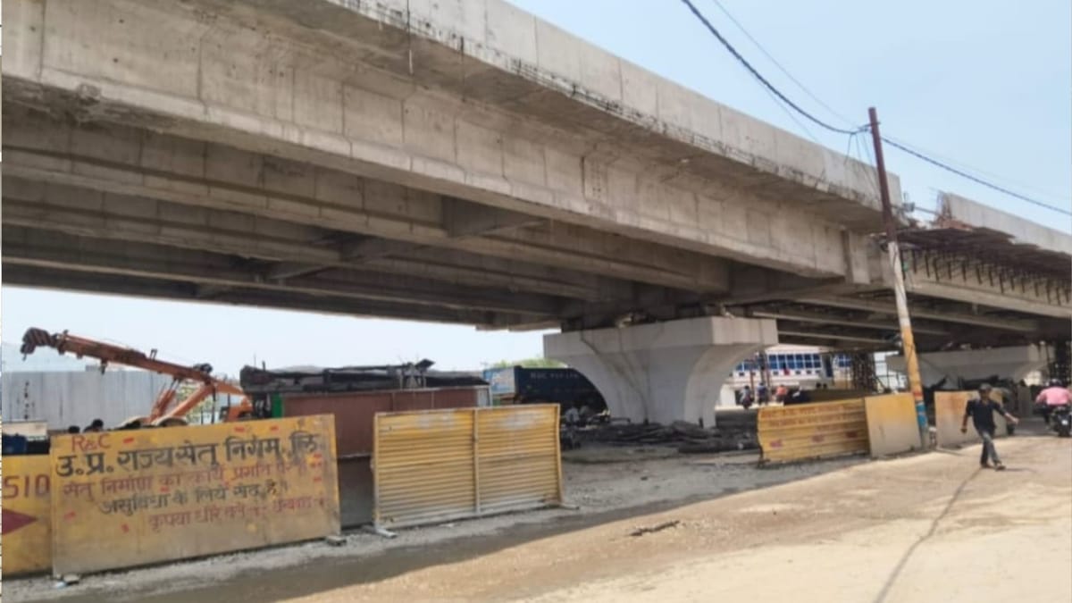 UP: दशहरा से पहले बनकर तैयार होगा पादरी बाजार फ्लाईओवर, 98.34 करोड़ की लागत से 570 मीटर लंबा फोरलेन