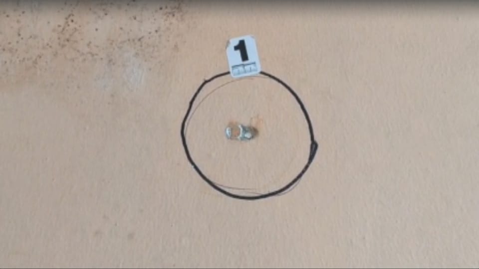 Unknown assailants fired shots at the house