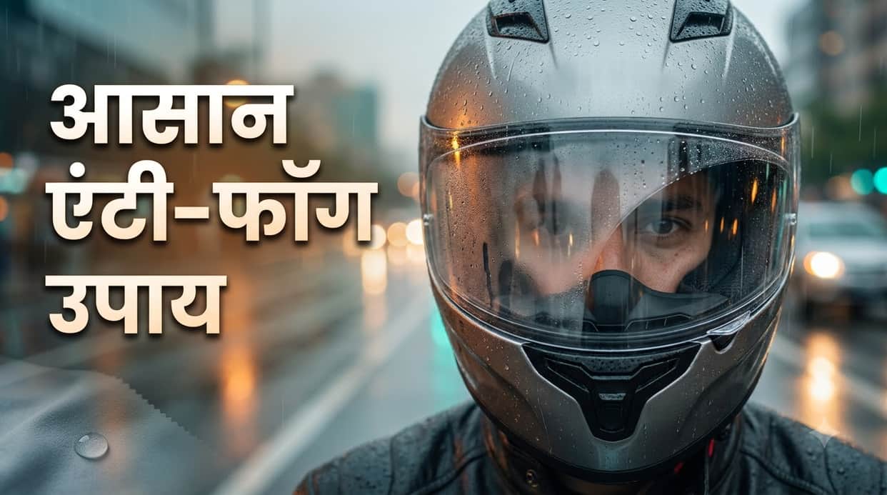 Helmet Visor Fogging in Rain? Try These Easy Anti-Fog Hacks for a Crystal-Clear Ride