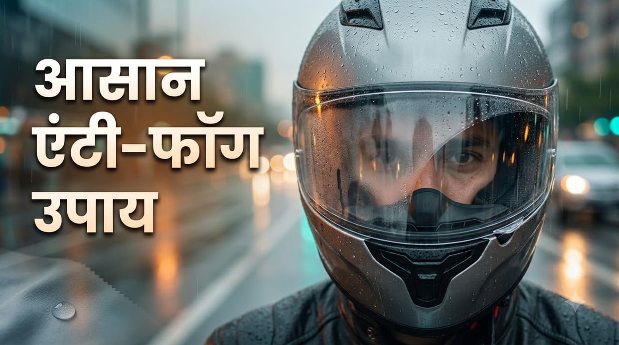 Helmet Visor Fogging in Rain? Try These Easy Anti-Fog Hacks for a Crystal-Clear Ride