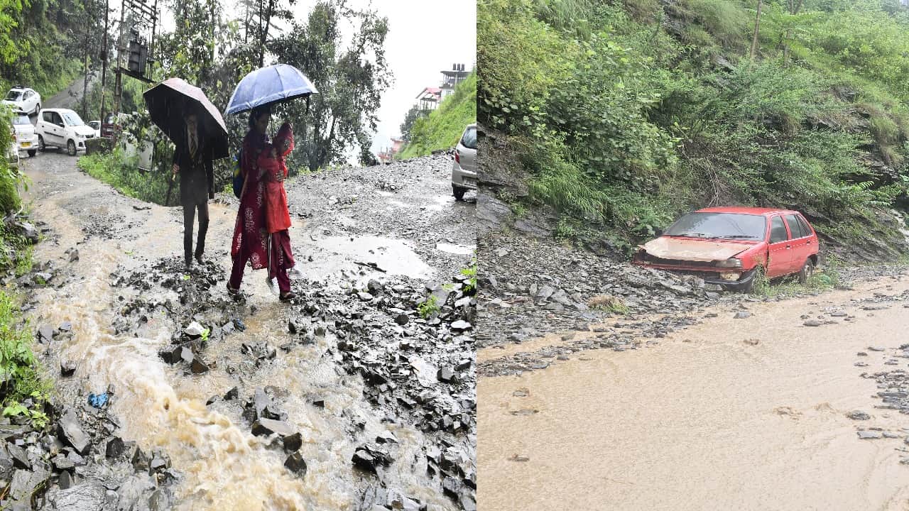 भारी बारिश से बढ़ीं दुश्वारियां।