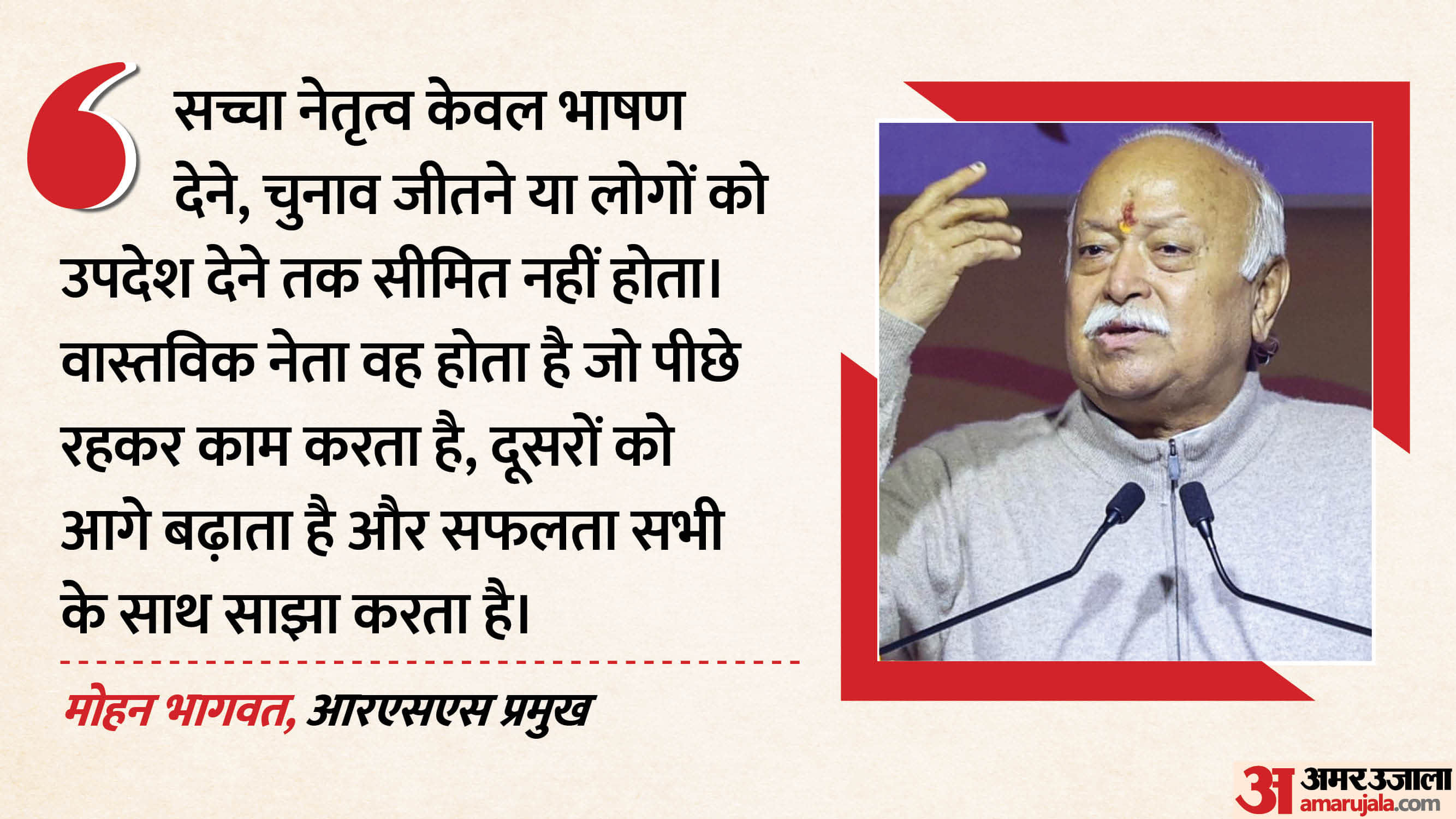मोहन भागवत, आरएसएस प्रमुख