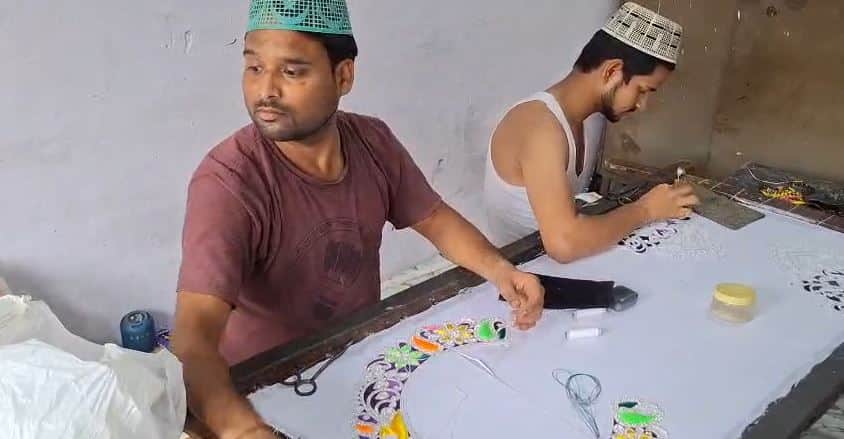Taufiq and Wasim are busy crafting outfits for Laddu Gopal their artistry will leave you captivated.