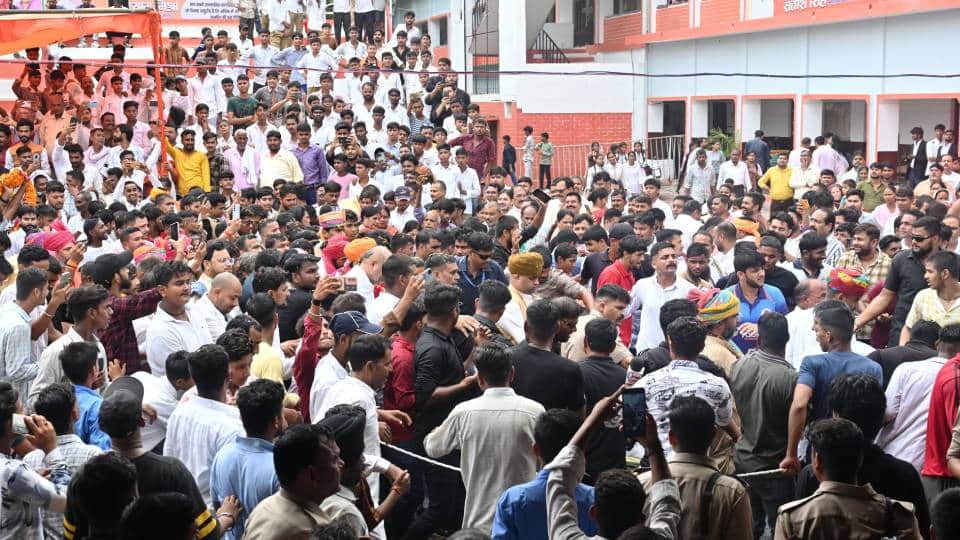 Brij Bhushan show of strength following court relief massive crowd turns out for Satyamev Jayate Samman Yatra