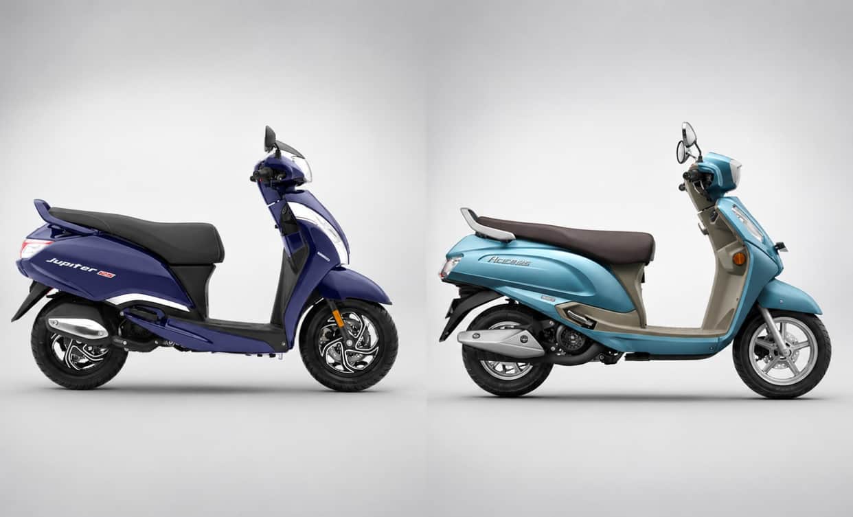 TVS Jupiter 125 vs Suzuki Access 125: Mileage, Safety, Feature Comparison