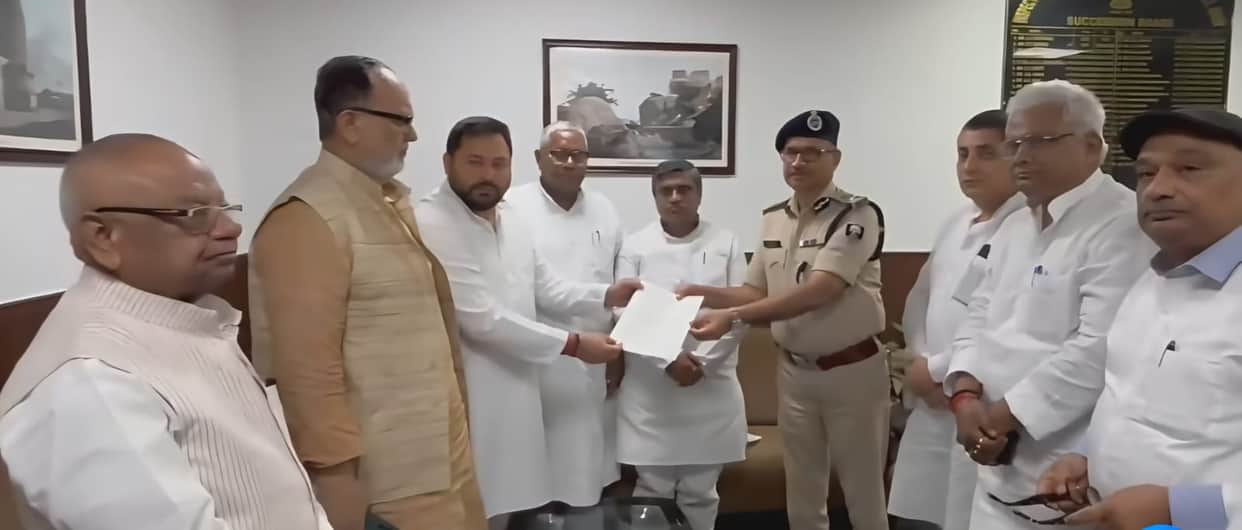 Tejashwi Yadav met the Bihar DGP and took aim at Deputy CM Samrat Chaudhary; Bihar politics.