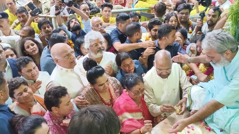Former President Ram Nath Kovind offered prayers to Banke Bihari