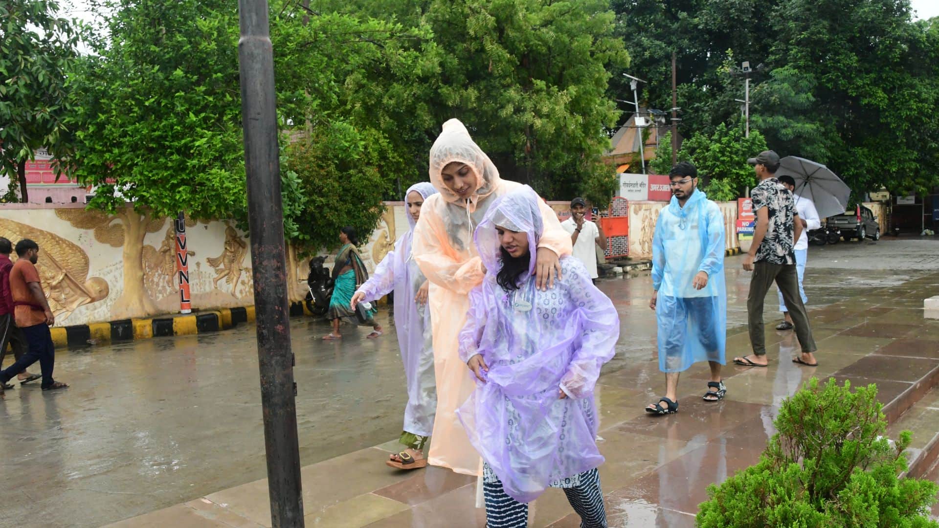 Varanasi rain update Two days of rain left 22 areas of city waterlogged
