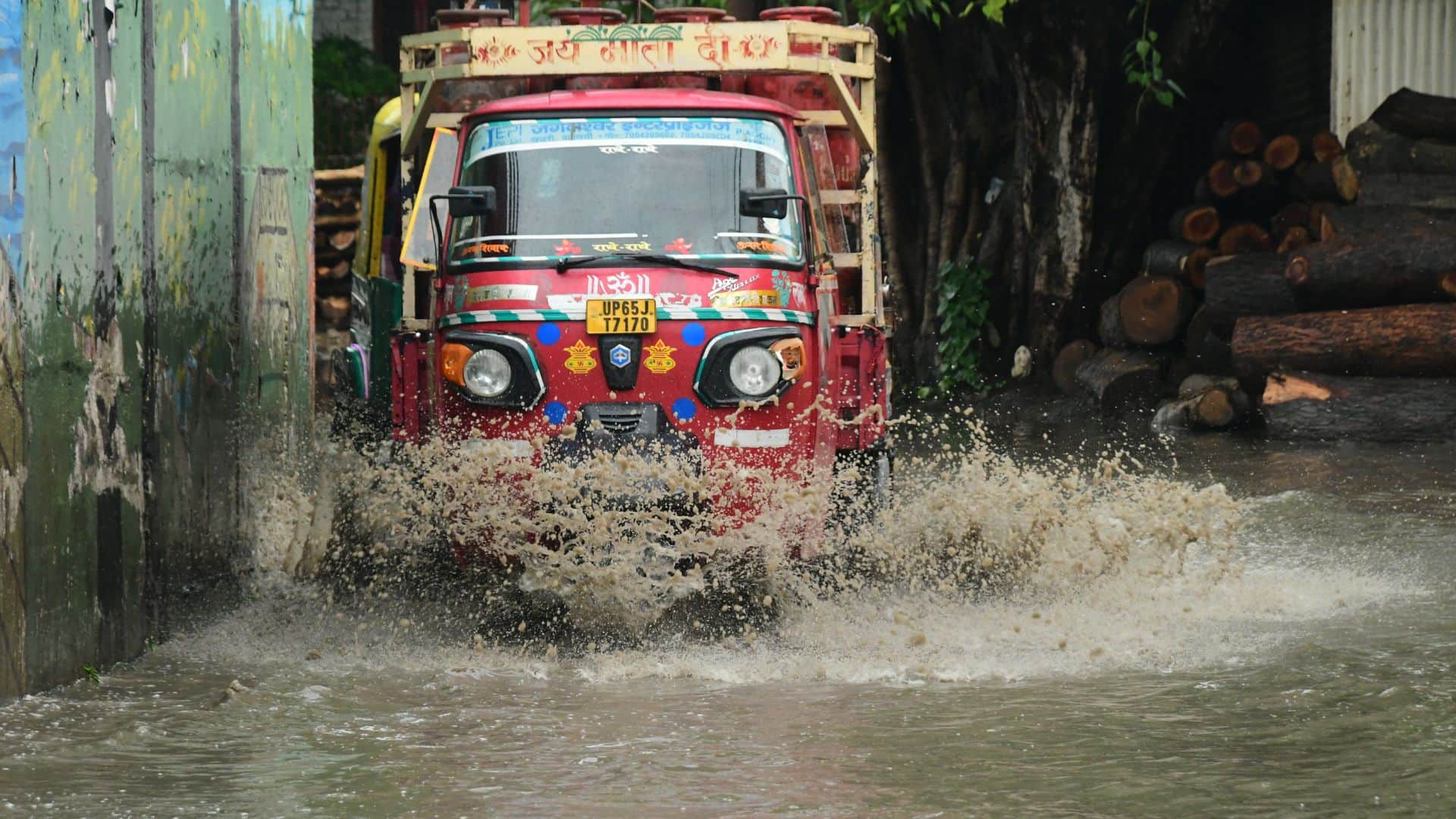 Varanasi rain update Two days of rain left 22 areas of city waterlogged