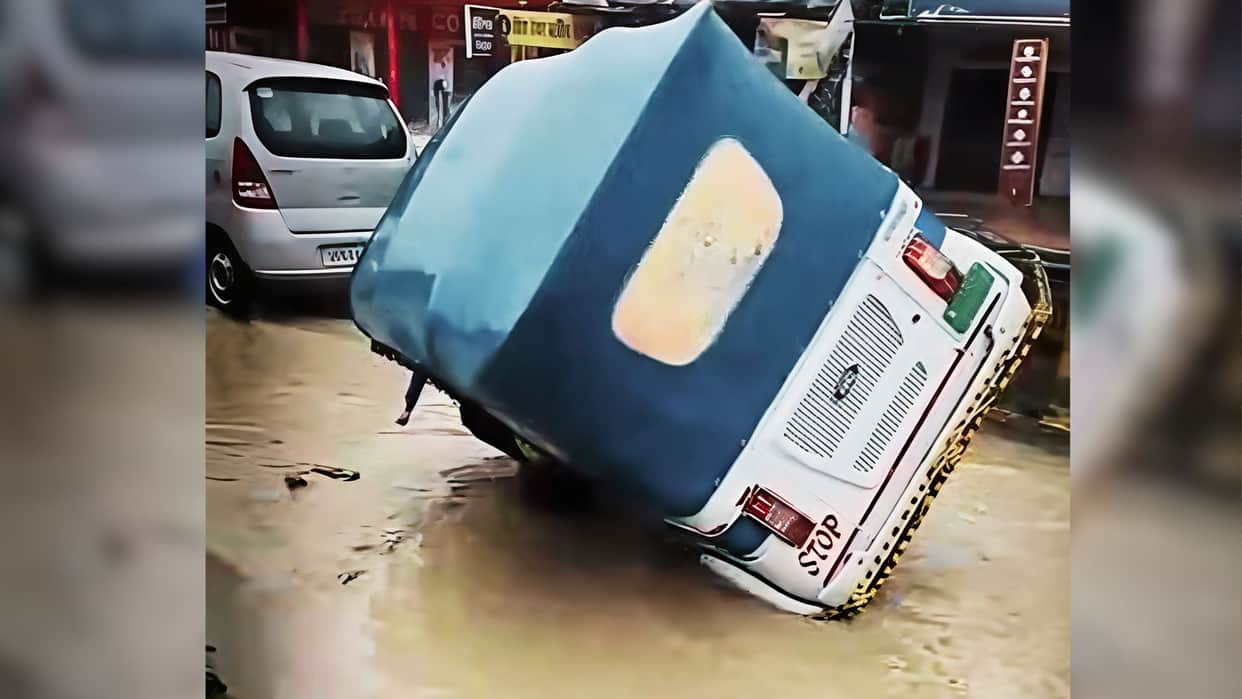 Varanasi rain update Two days of rain left 22 areas of city waterlogged