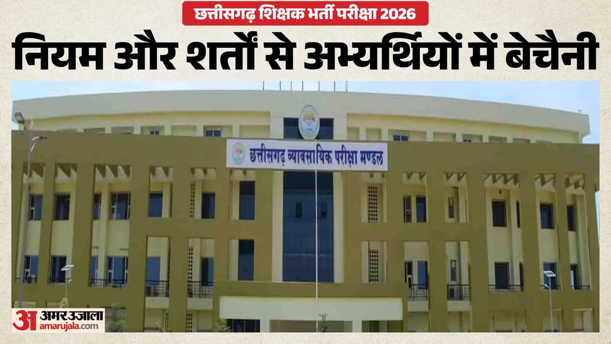 Chhattisgarh teacher recruitment 2026, candidates protest against these Terms and conditions